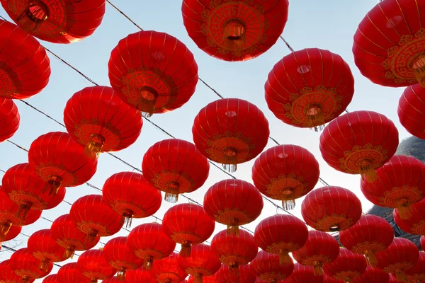 Lanterna vermelha chinesa — Fotografia de Stock