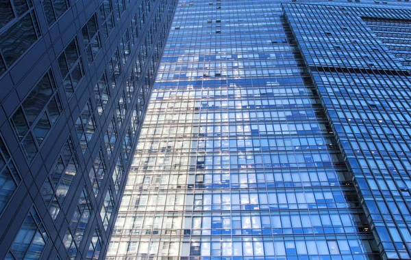 Glass wall of office building — Stock Photo, Image