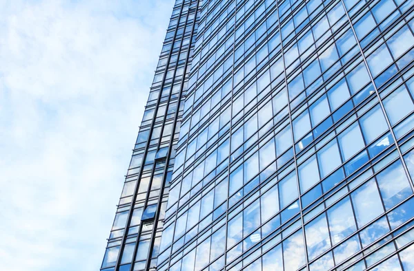 Glass wall of office building — Stock Photo, Image