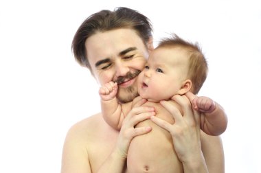Baba sevmek çocuk sahiptir