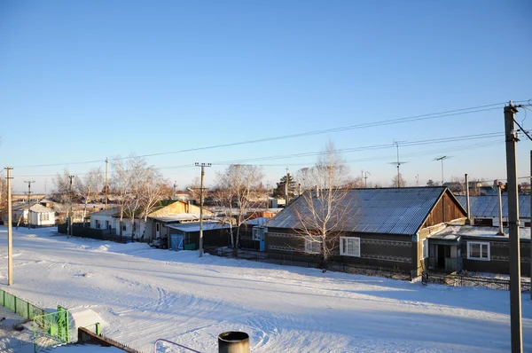 Pueblo de invierno —  Fotos de Stock