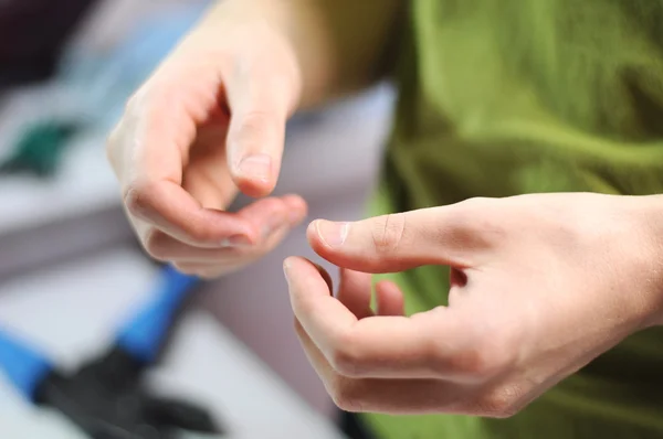 Hände des Generierers — Stockfoto