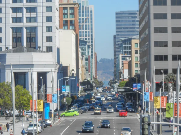 Utsikt över staden san francisco — Stockfoto