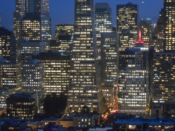 Utsikt över staden san francisco — Stockfoto