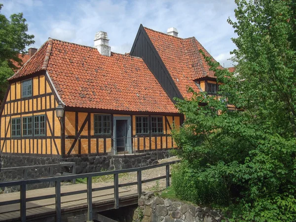 Aarhus oude stad in Denemarken — Stockfoto