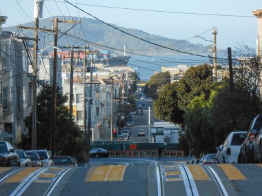San Francisco şehrinin manzarası