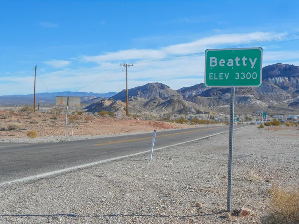 Beatty ville dans la vallée de la mort — Photo