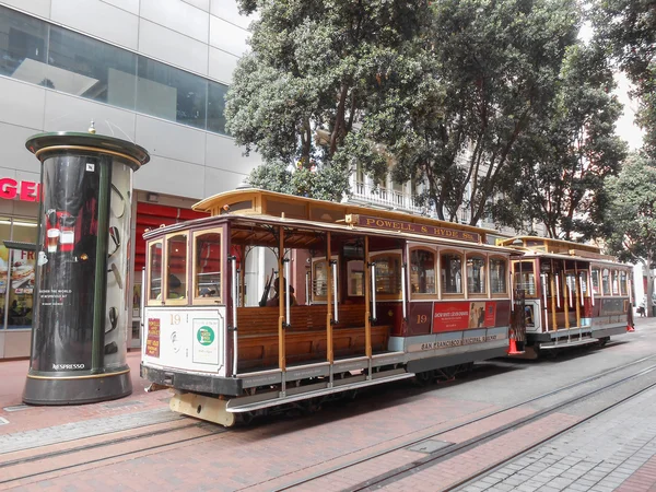 Cable car in San Francisco