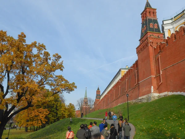 Czerwone ściany Moskwa — Zdjęcie stockowe