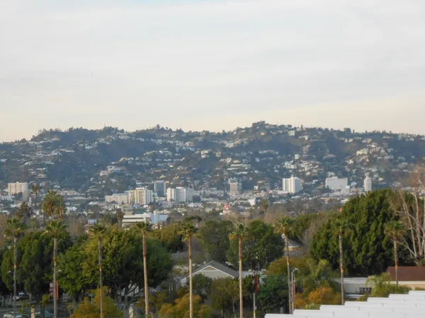 Vista de Los Ángeles California — Foto de Stock