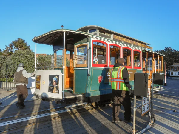 Seilbahn in San Francisco — Stockfoto