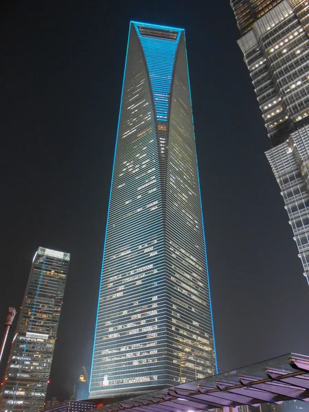 Vista nocturna de Shangai —  Fotos de Stock