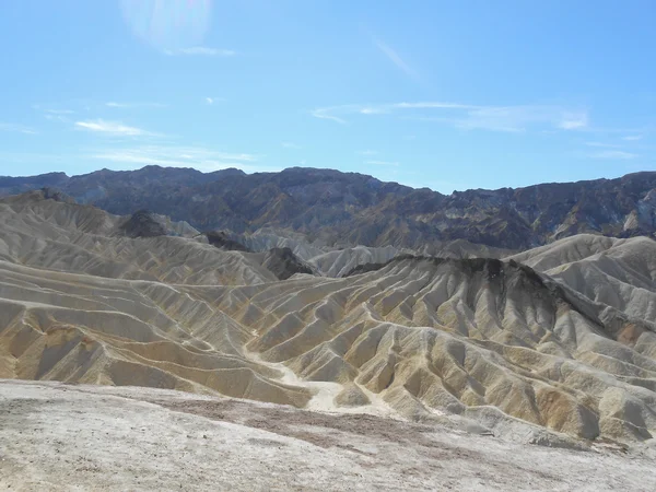 Ölüm Vadisindeki Zabriskie Noktası — Stok fotoğraf