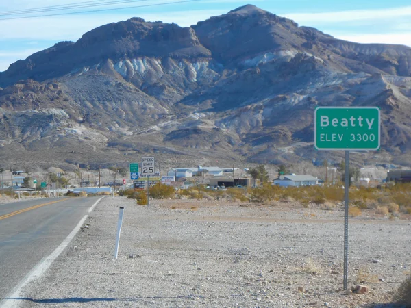 Beatty town in Death Valley — Stock Photo, Image