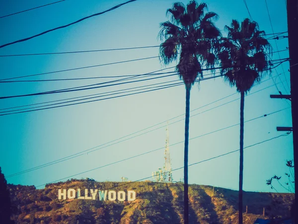 Retro olhar Hollywood Los Angeles — Fotografia de Stock