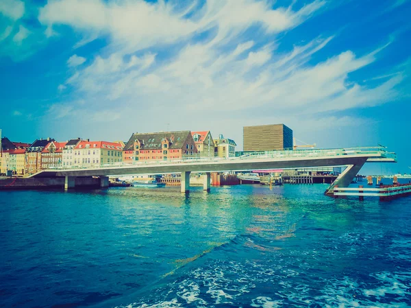 Aspecto retro Copenhague Danmark — Foto de Stock