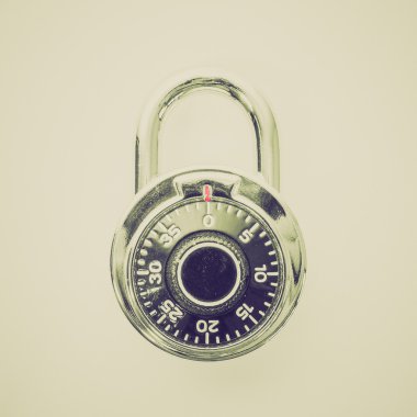 Retro görünüm stoplock asma kilit