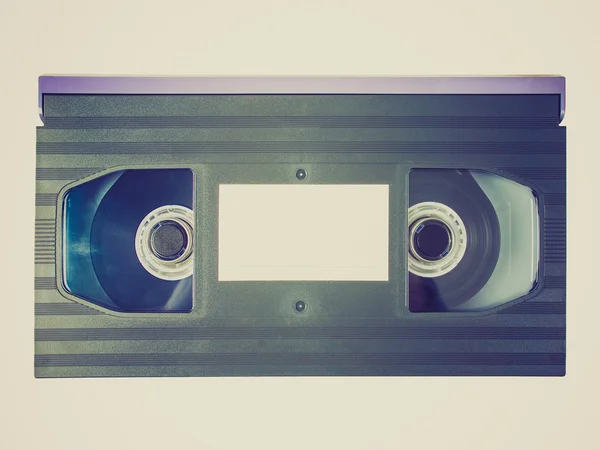 Retro-look betamax tape cassette — Stockfoto