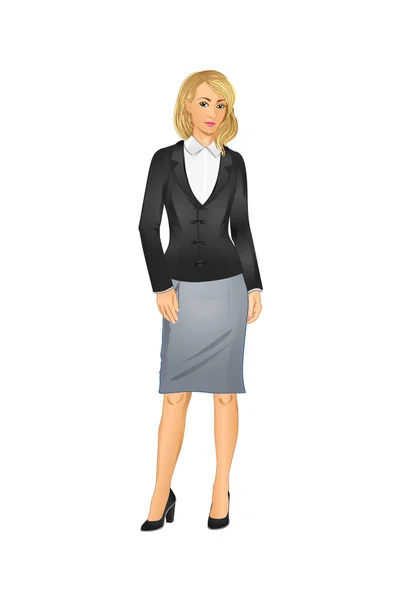 Business lady — Stock Vector