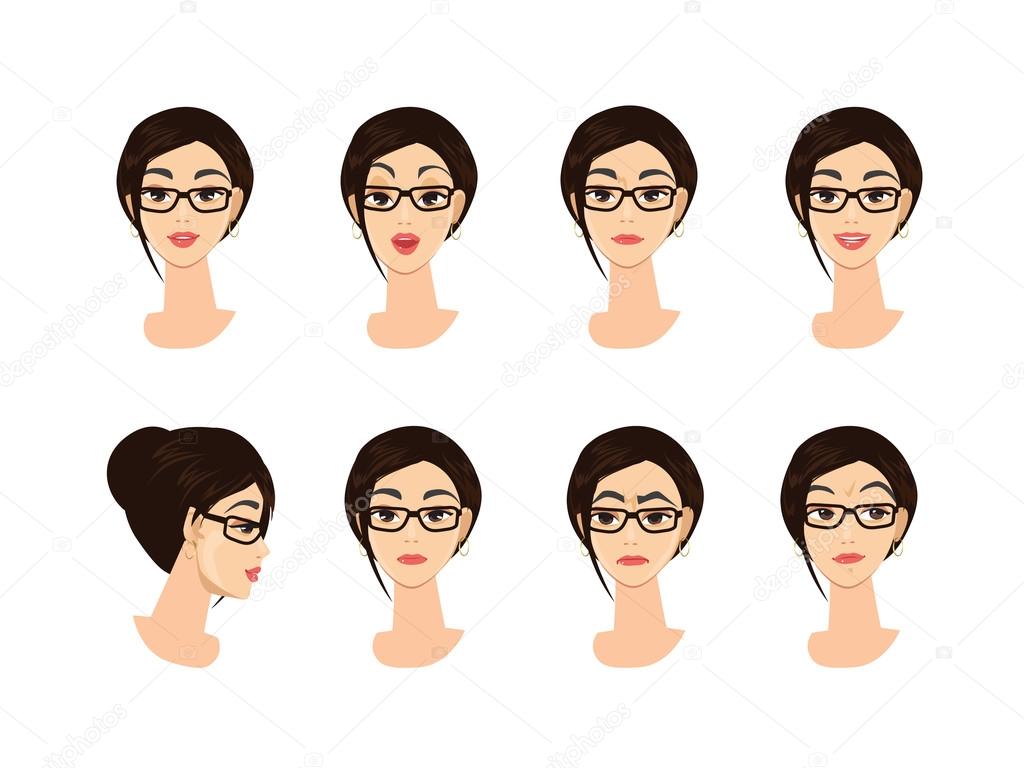 Business Woman Character Emotions