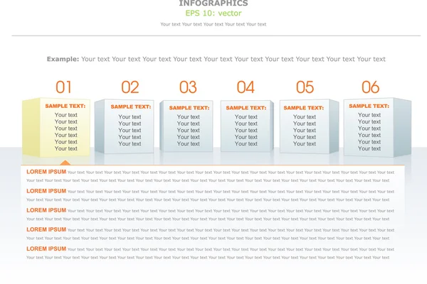 Informationsgrafik — Stock vektor