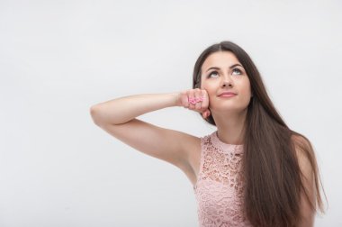 güzel iş Bayan kitap ile ayakta