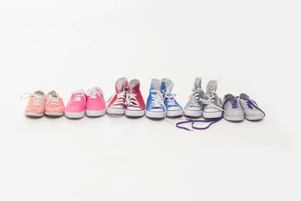 Rendas até sapatos — Fotografia de Stock