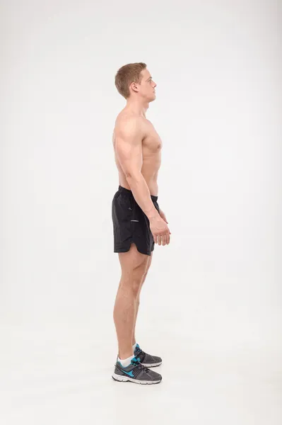 Healthy athletic man posing — Stock Photo, Image