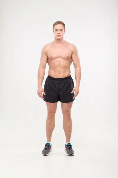 Healthy athletic man posing — Stock Photo, Image