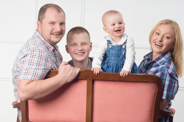 Familieportret — Stockfoto