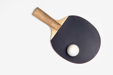 iki raketler Masa Tenisi oynamak için