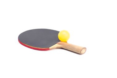 turuncu bir top raket