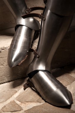 Şövalye zırhı metal Ayakkabı