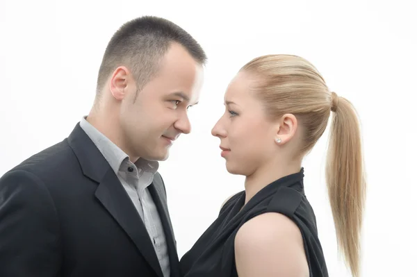 Colleagues shouting against each other — Stock Photo, Image