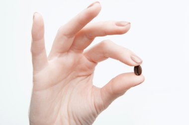 kahve çekirdekleri hazır.