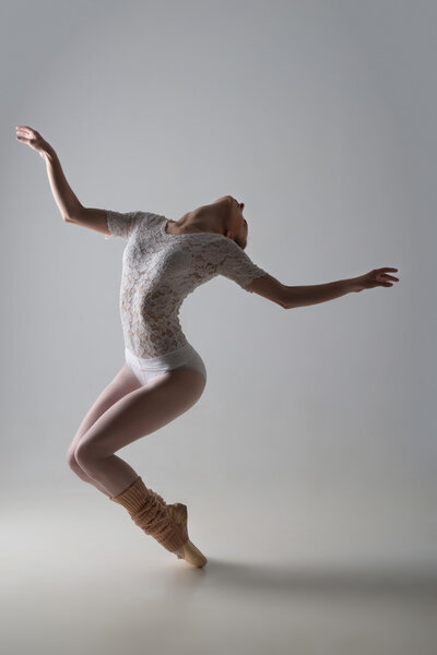 Graceful ballet dancer