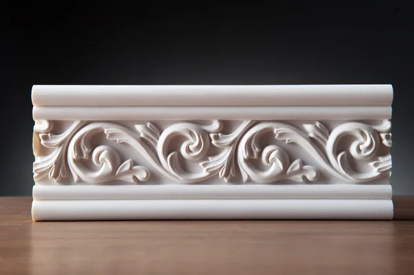 White stucco moulding — Stock Photo, Image