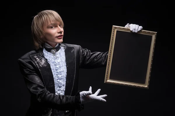 Consummate mastery of magician — Stock Photo, Image