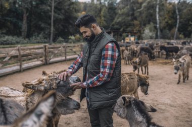 Kabindeki hayvanlarla iletişim kuran bir çerçeveci.