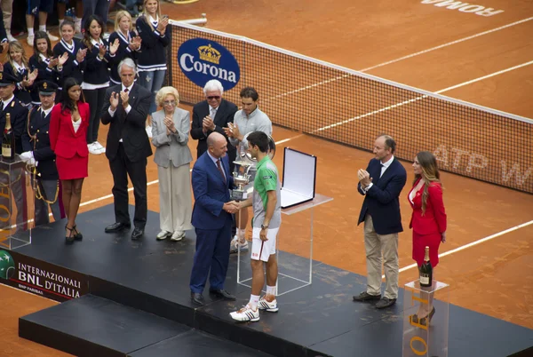 Novak Djokovic vencedor — Fotografia de Stock