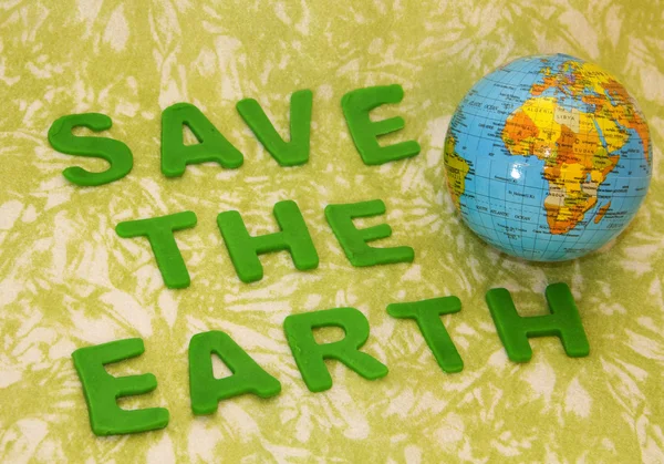 Selamatkan Bumi. — Stok Foto