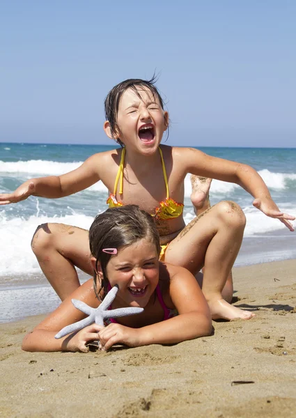 Am Strand — Stockfoto