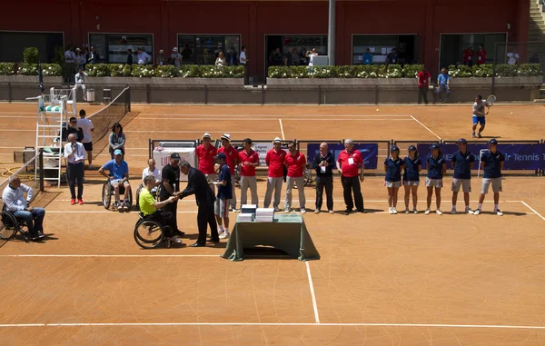 Tennis en fauteuil roulant — Photo