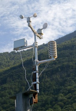 Meteorological weatherstation clipart