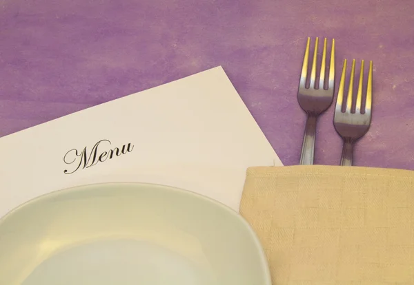 Menu — Stock Photo, Image