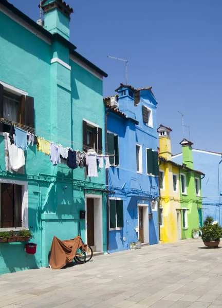 Kolorowy Dom Murano Island Zdjęcia Stockowe bez tantiem