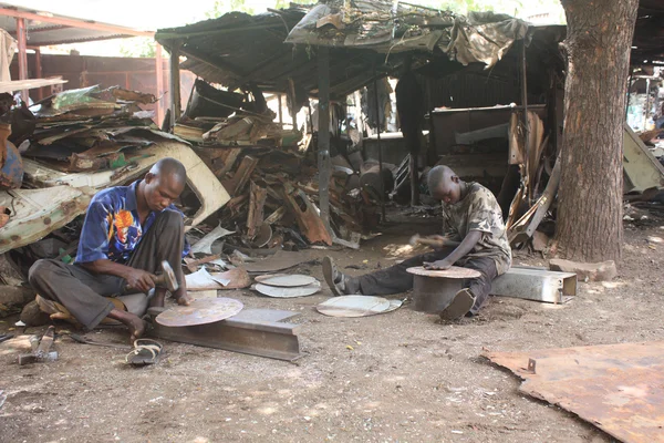 Lavoratore africano — Foto Stock