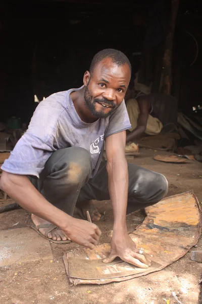 Africký pracovník — Stock fotografie