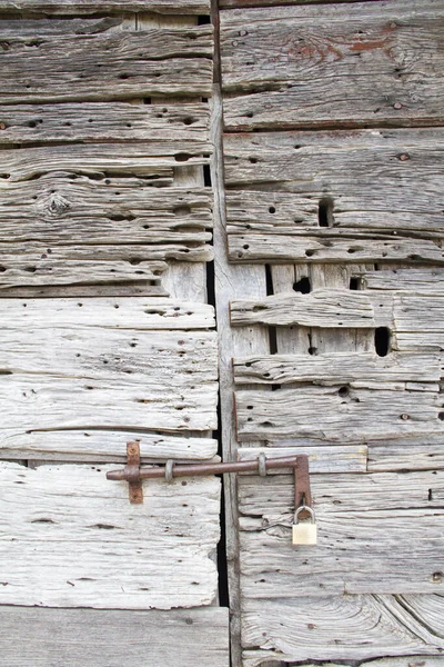 Wooden Old Door Italy — Stock Photo, Image