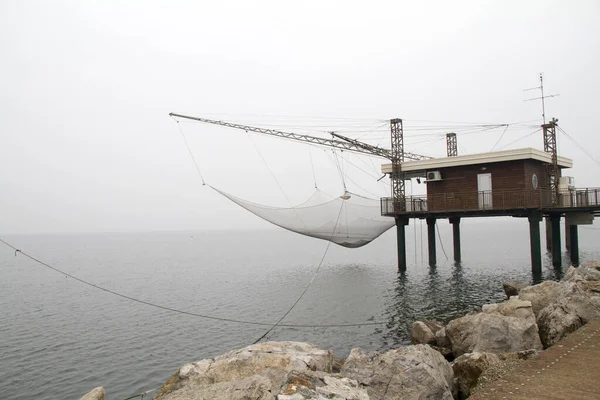 Antica Palafitta Pescatore Chioggia — Foto Stock